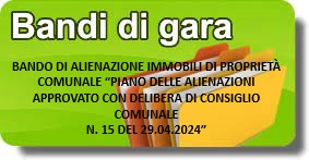 BANDO DI ALIENAZIONE IMMOBILI DI PROPRIETÀ COMUNALE “PIANO DELLE ALIENAZIONI APPROVATO CON DELIBERA DI CONSIGLIO COMUNALE N. 15 DEL 29.04.2024”