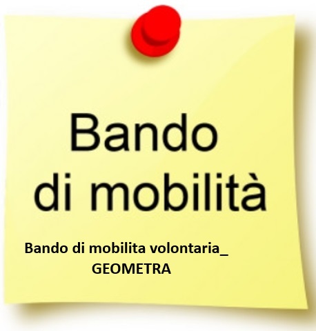 Bando di mobilita volontaria GEOMETRA