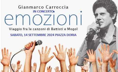 SABATO, 14 SETTEMBRE 2024 P. Doria. GIANMARCO CARROCCIA IN CONCERTO