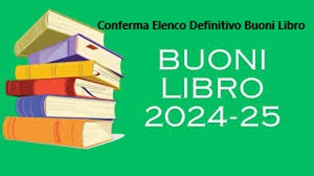 Conferma Elenco Definitivo Buoni Libro a.s. 2024.2025